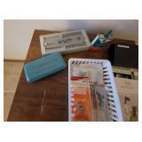 Sears Kenmore Sewing Machine in Cabinet with Accessories