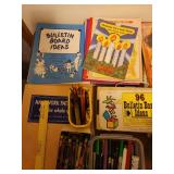 Bulletin Board Patterns, Markers, Crayons, and Colored Pencils