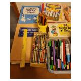 Bulletin Board Patterns, Markers, Crayons, and Colored Pencils