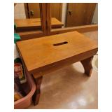 Bathroom Cleaning Supplies and Stepstool