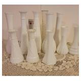 Vases-Milk glass