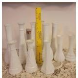 Vases-Milk glass