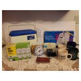 25 Channel Cordless Telephone, NIB 24oz.Stainless Steel Bottle, Light Bulbs, Coffee Mugs, Walkman, Clock, Etc.