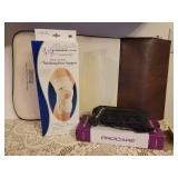 Back Massager/Heater, Knee Brace, Rt Wrist Brace
