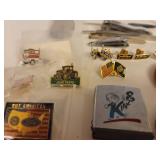 Pins, Coins, Manicure Supplies