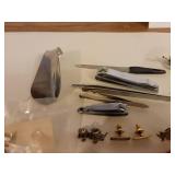 Pins, Coins, Manicure Supplies