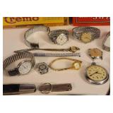 Watches, Knives, Cigar Boxes