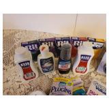 RIT Clothing Dye, Air Fresheners, Night Lights, and Shoe Polish