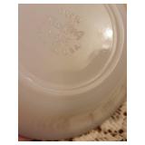 23 Piece Fire King Dishes 6 Salad Plates, 1 Dinner Plate, 4 Saucers, 6 Bowls, and 6 Coffee Cups