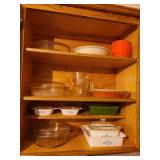 Contents of Kitchen Cabinet (Pyrex, Fire King, Corning Ware, Anchor Hocking) BRING YOUR OWN BOXES!