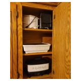Contents of Kitchen Cabinet (Toaster, Mini Crockpot, Electric Grill, Slow Cooker) BRING YOUR OWN BOXES!