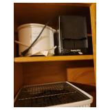 Contents of Kitchen Cabinet (Toaster, Mini Crockpot, Electric Grill, Slow Cooker) BRING YOUR OWN BOXES!