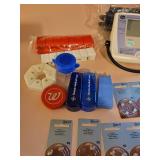 NIB Electric Blood Pressure Monitor, Hearing Aid Batteries, Medication Boxes, and Pill Cutters
