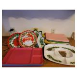 Table Linens, Plastic Meal Trays, and Plastic Serving Trays