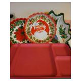 Table Linens, Plastic Meal Trays, and Plastic Serving Trays