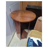 Shelves, Underbed Storage Drawer, and Bucket of Rags