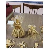 Handmade Wheat Weaving Decor (angels)