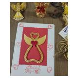 Handmade Wheat Weaving Decor (angels)