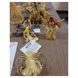Handmade Wheat Weaving Decor (angels)