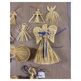 Handmade Wheat Weaving Decor (angels)