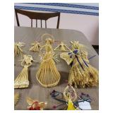 Handmade Wheat Weaving Decor (angels)