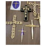Handmade Wheat Weaving Decor (Crosses)