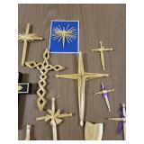 Handmade Wheat Weaving Decor (Crosses)
