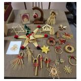 Handmade Wheat Weaving Decor (Christmas) Tote Included