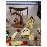 Handmade Wheat Weaving Decor (Christmas) Tote Included