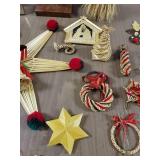 Handmade Wheat Weaving Decor (Christmas) Tote Included