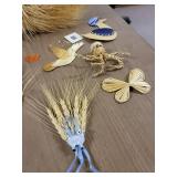 Handmade Wheat Weaving Decor