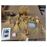 Handmade Wheat Weaving Decor