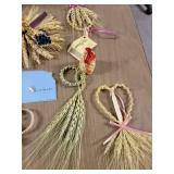 Handmade Wheat Weaving Decor