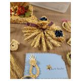 Handmade Wheat Weaving Decor