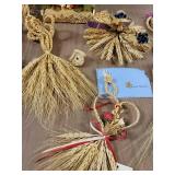 Handmade Wheat Weaving Decor