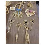 Handmade Wheat Weaving Decor