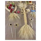 Handmade Wheat Weaving Decor