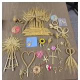 Handmade Wheat Weaving Decor