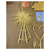 Handmade Wheat Weaving Decor