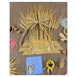 Handmade Wheat Weaving Decor