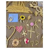 Handmade Wheat Weaving Decor