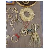 Handmade Wheat Weaving Decor