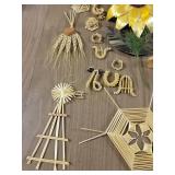 Handmade Wheat Weaving Decor