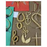 Handmade Wheat Weaving Decor