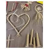 Handmade Wheat Weaving Decor