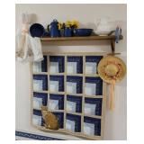 Home Decor (Enamelware, Quilting, Ceramic Pitcher and Bowl, and Doll (Shelf NOT Included)