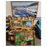 4 Pictures (Loveseat NOT Included)