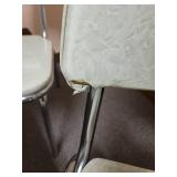 Vintage Table and 6 Chairs (see pics for minor damage to chairs) 6