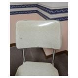 Vintage Table and 6 Chairs (see pics for minor damage to chairs) 6