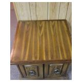 End Table 27 x 27 x 22 located in basement